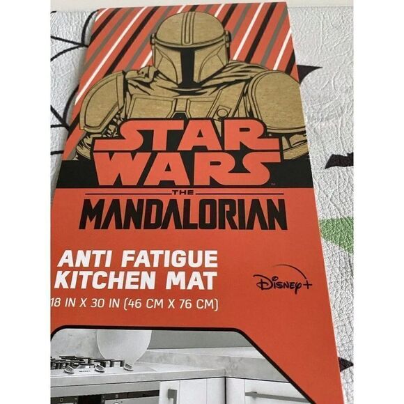 Star Wars Mandalorian Baby Yoda Anti Fatigue Kitchen Mat Grogu Halloween NEW - Picture 4 of 9
